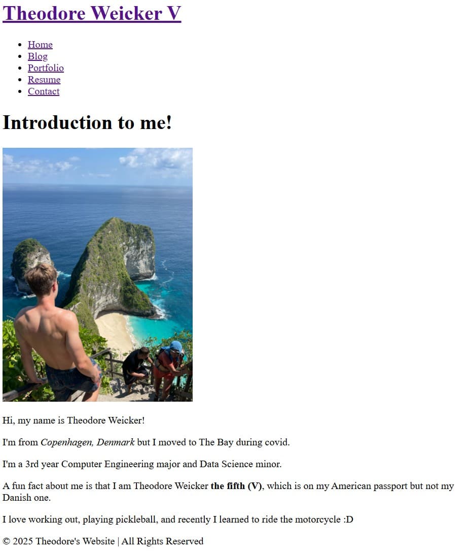 Screenshot of H4I website homepage